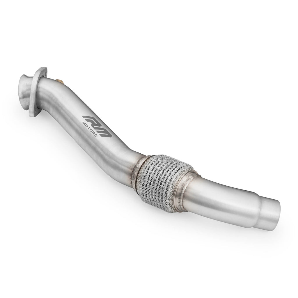 Downpipe sportivo BMW Serie 3 E46 330d, 330dx M57, M57N in acciaio inox 63,5mm