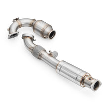 Carica l'immagine nel visualizzatore di Gallery, Downpipe sportivo Hyundai i20N in acciaio inox 76mm