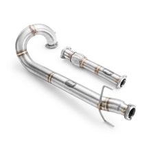 Carica l'immagine nel visualizzatore di Gallery, Downpipe sportivo Saab 9-3 9-5 Mk1, Mk2 2.0T, 2.3T B205, B235 in acciaio inox 76mm