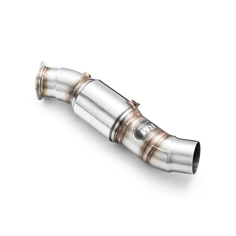 Downpipe sportivo BMW E70 X5, E71 X6 35ix, 40ix N55 in acciaio inox 88,9mm