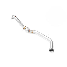 Load image into Gallery viewer, Downpipe sportivo BMW Serie 3 E46 318d, 320d M47, M47N in acciaio inox 63,5mm