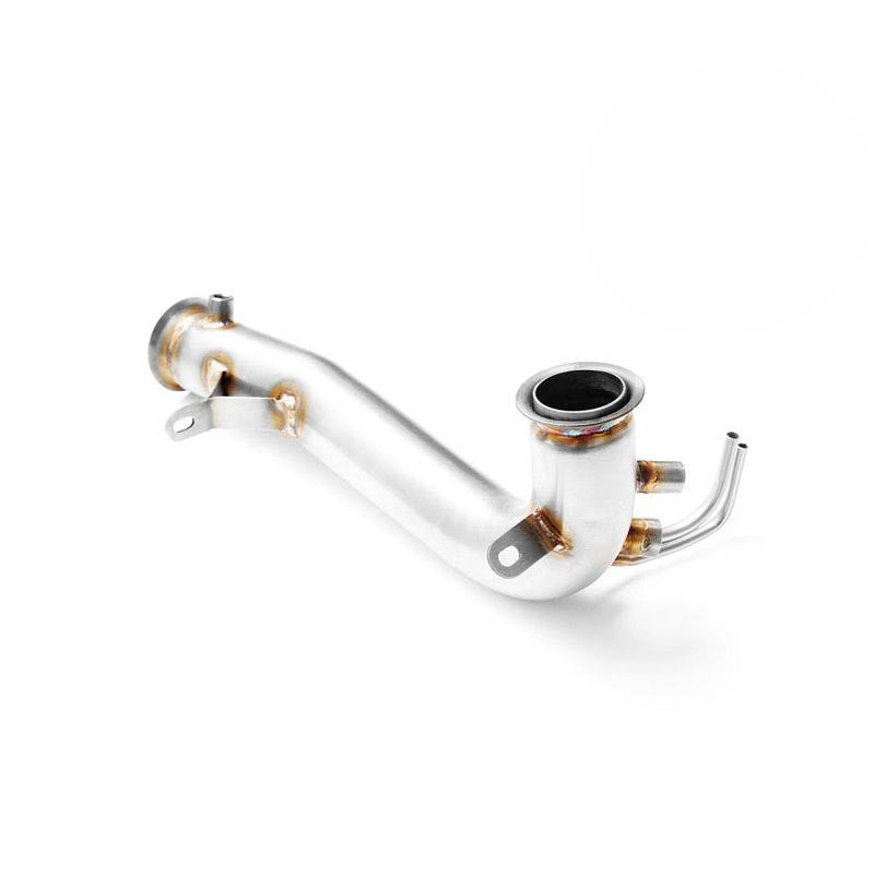 Downpipe sportivo Volkswagen Transporter T5 1.9, 2.5 TDI in acciaio inox 63,5mm