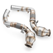 Carica l'immagine nel visualizzatore di Gallery, Downpipe sportivo BMW M8 F92 in acciaio inox 76mm