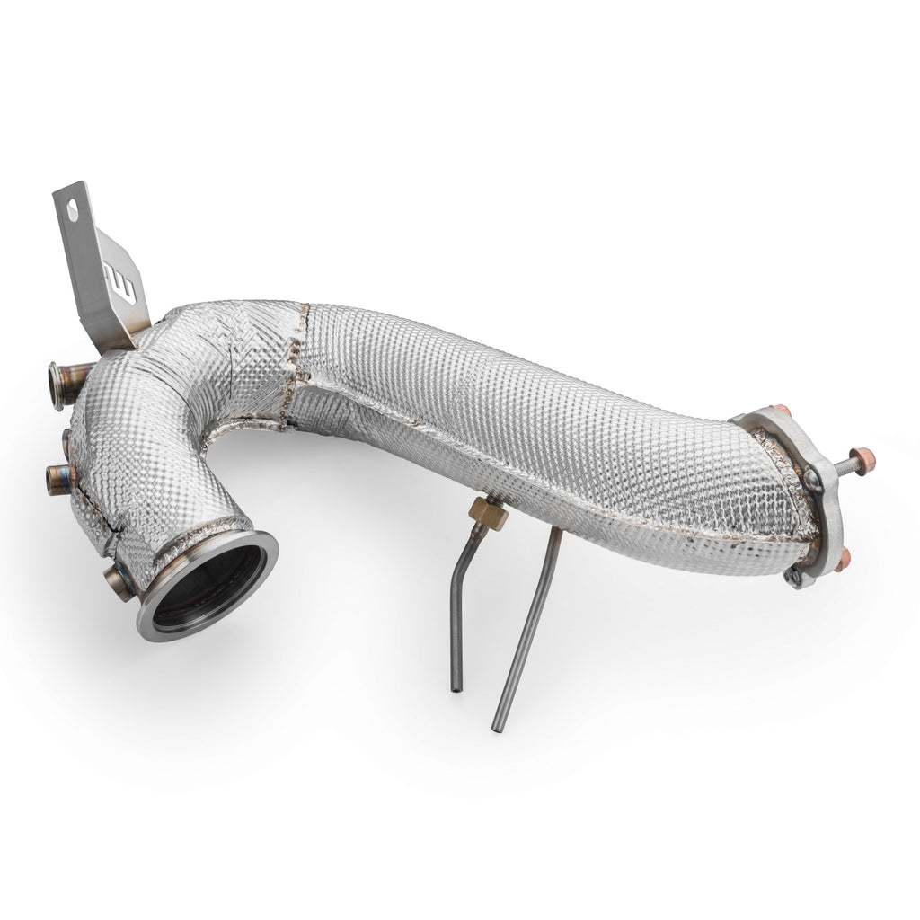 Downpipe sportivo Audi Q5 3.0 TDI in acciaio inox 76mm