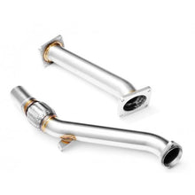 Carica l'immagine nel visualizzatore di Gallery, Downpipe sportivo BMW Serie 5 E60, E61 525d, 530d M57N in acciaio inox 63,5mm