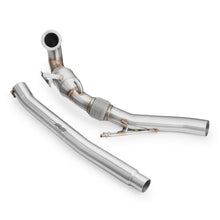 Load image into Gallery viewer, Downpipe sportivo Volkswagen Passat B8 2.0 TSI in acciaio inox 76mm