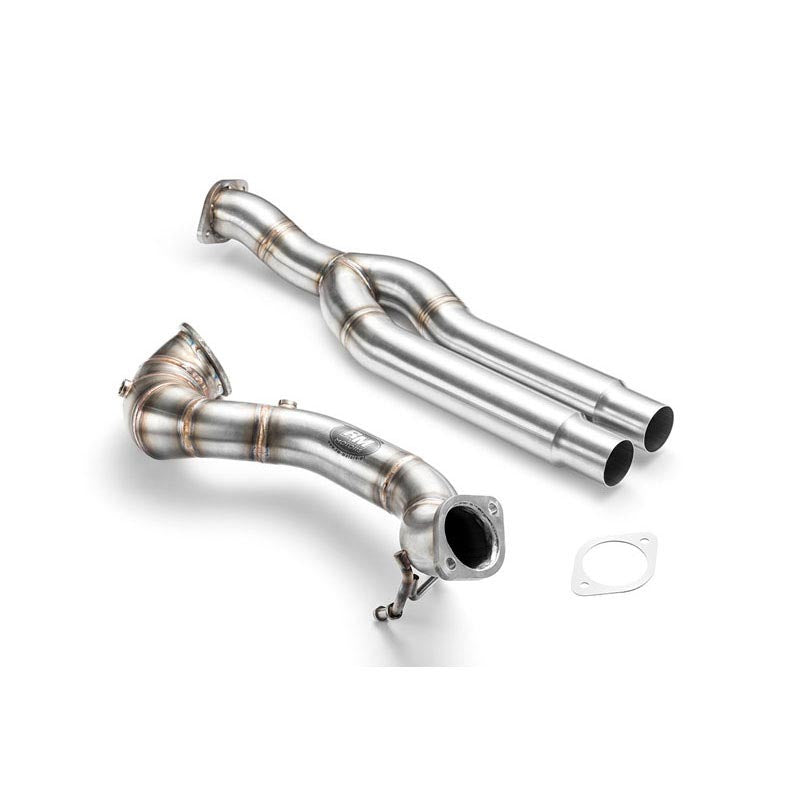 Downpipe sportivo Audi TTRS 8S 2.5 TFSI in acciaio inox 76mm