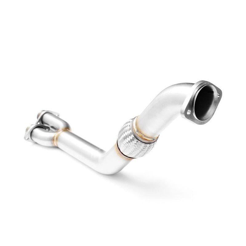 Downpipe sportivo BMW Serie 5 E39 525d, 530d M57 in acciaio inox 63,5mm