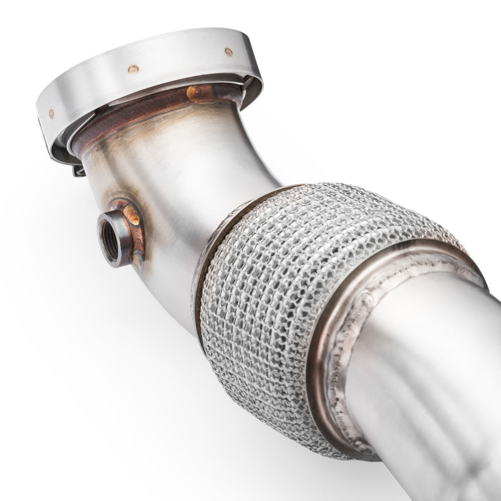 Downpipe con catalizzatore sportivo Toyota GR Yaris in acciaio inox 76mm