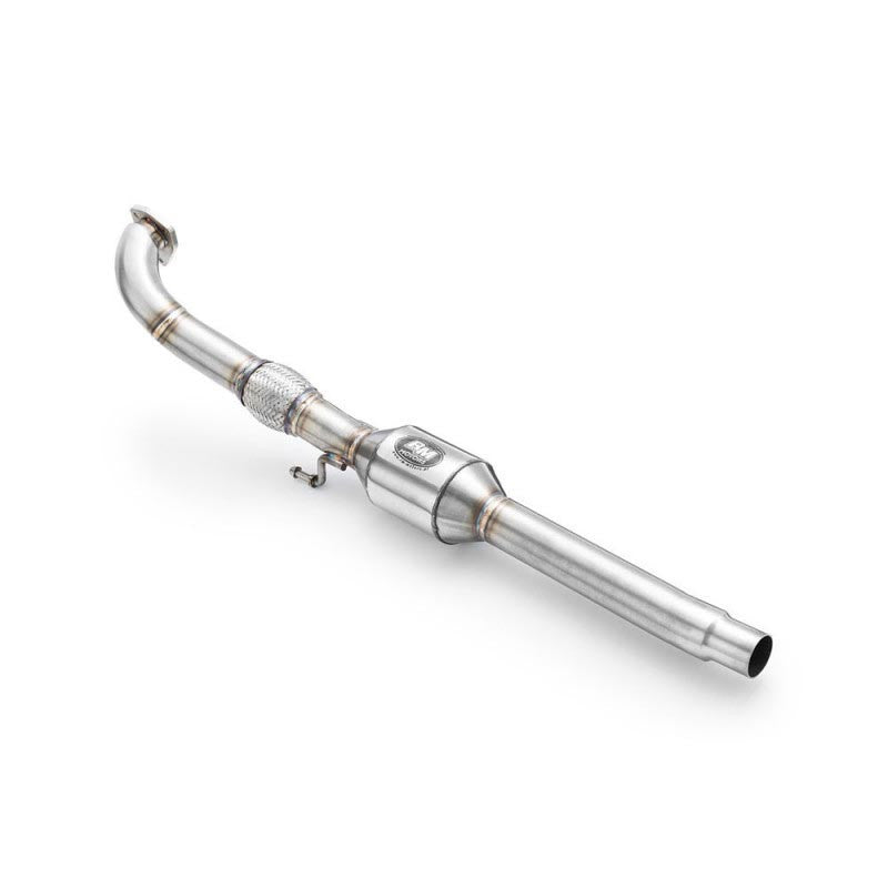 Downpipe sportivo Seat Ibiza Toledo Mk2 1.9 TDI in acciaio inox 63,5mm