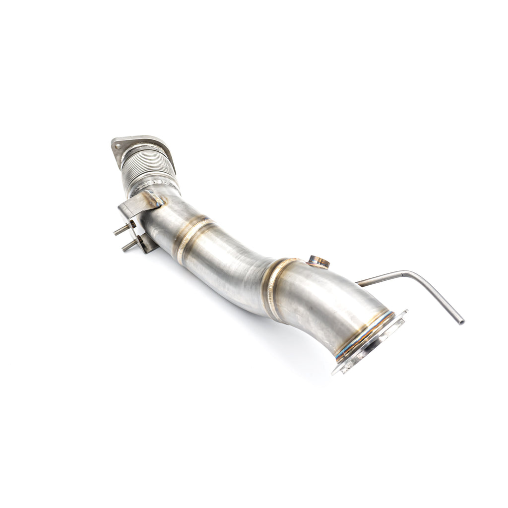 Downpipe sportivo BMW X3 F97 X3M S58 in acciaio inox 76mm