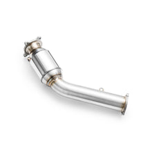 Load image into Gallery viewer, Downpipe sportivo Audi A4, A5 B8 2.0 TFSI in acciaio inox 76mm