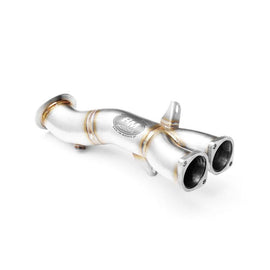 Downpipe sportivo BMW Serie 3 E90, E91, E92 335ix N55 in acciaio inox 76mm