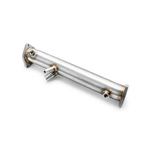 Carica l'immagine nel visualizzatore di Gallery, Downpipe sportivo Audi A6 C6 2.0 TDI in acciaio inox 63,5mm