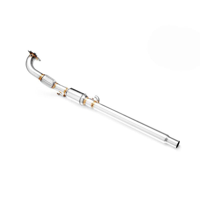 Downpipe sportivo Audi A3 8P 1.8, 2.0 TFSI in acciaio inox 76mm