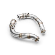 Load image into Gallery viewer, Downpipe sportivo BMW F07 GT, F10, F11 550i, 550ix N63 in acciaio inox 76mm