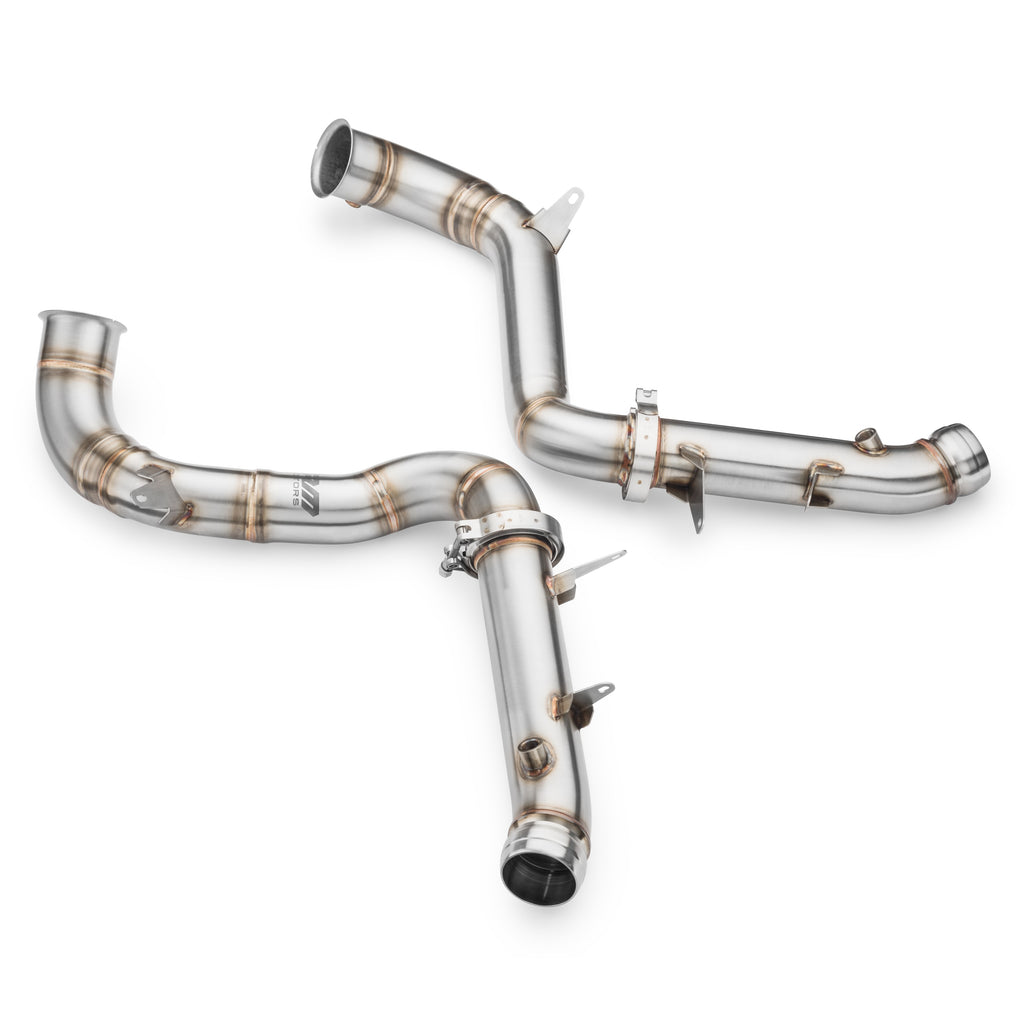 Downpipe sportivo Mercedes-Benz AMG GLC 63, 63S in acciaio inox 76mm