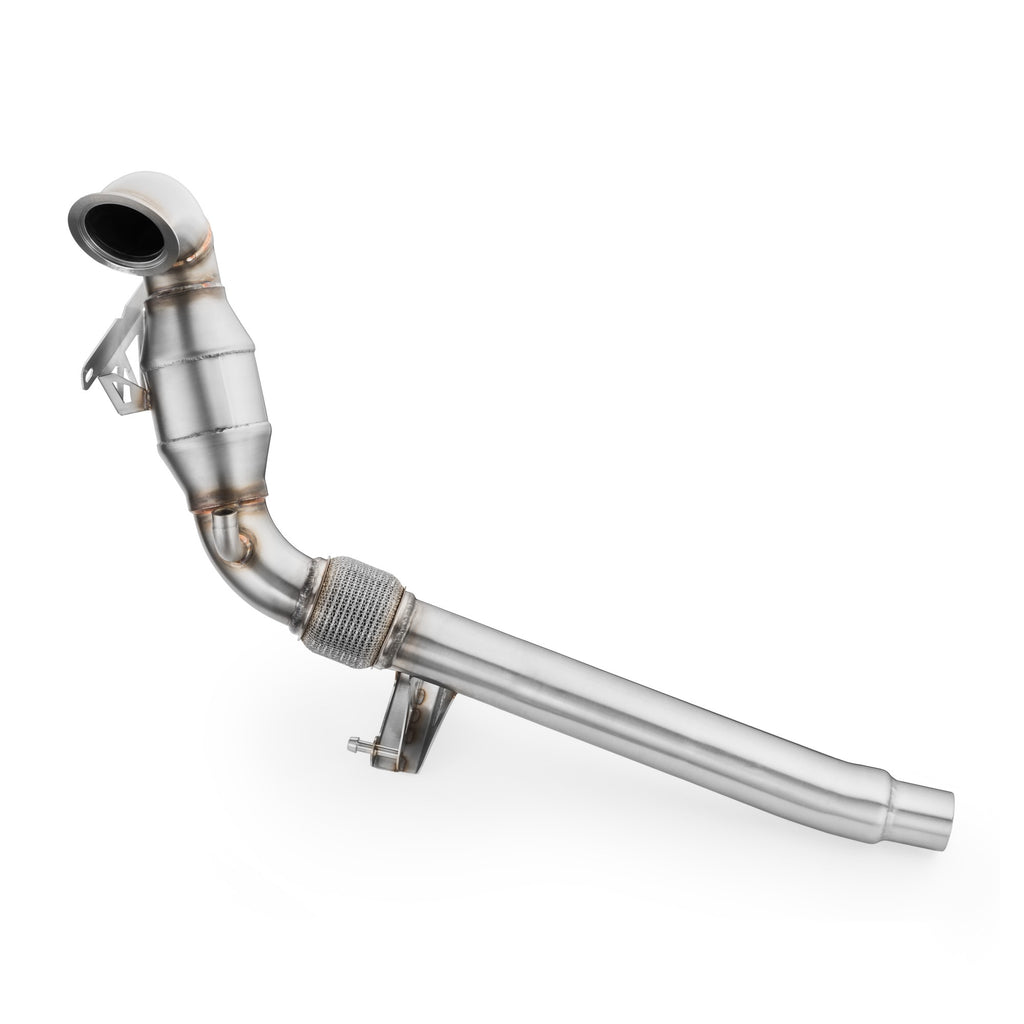 Downpipe sportivo Audi A3 8V 1.8 TFSI in acciaio inox 76mm