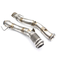 Load image into Gallery viewer, Downpipe sportivo BMW X4 F98 X4M S58 in acciaio inox 76mm