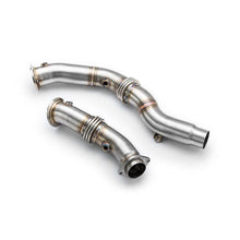 Load image into Gallery viewer, Downpipe sportivo BMW F82, F83 M4 S55 US version in acciaio inox 76mm