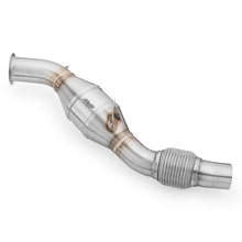 Load image into Gallery viewer, Downpipe sportivo BMW Serie 5 E60, E61 520d N47 in acciaio inox 63,5mm