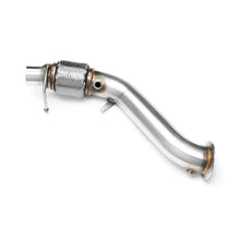 Carica l'immagine nel visualizzatore di Gallery, Downpipe sportivo BMW Serie 1 F20, F21 114i, 116i, 118i N13 in acciaio inox 76mm