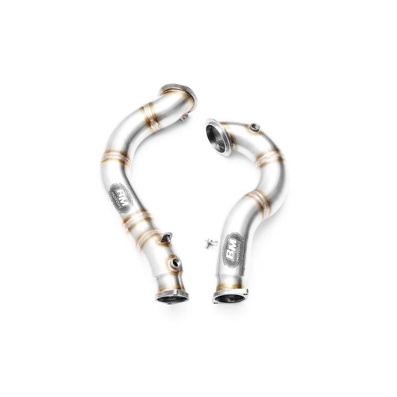Downpipe sportivo BMW Serie 1 E82, E88 135i N54 in acciaio inox 76mm