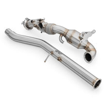 Carica l'immagine nel visualizzatore di Gallery, Downpipe sportivo Audi Q2 2.0 TSI OPF/GPF in acciaio inox 76mm