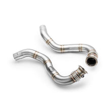 Load image into Gallery viewer, Downpipe sportivo BMW F15, F85 x5 50ix, x5 M N63N, S63R in acciaio inox 76mm
