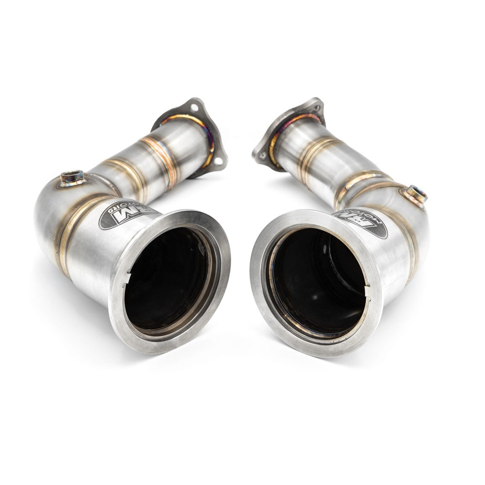 Downpipe sportivo Audi RS4 B9, RS5 B9 model without OPF/GPF in acciaio inox 76mm