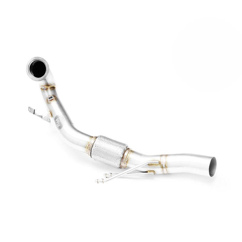 Downpipe sportivo Volkswagen Golf VII 1.8 TSI in acciaio inox 76mm