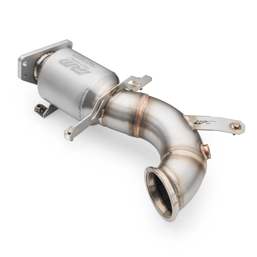 Downpipe sportivo Fiat Grande Punto 1.4T in acciaio inox 76mm
