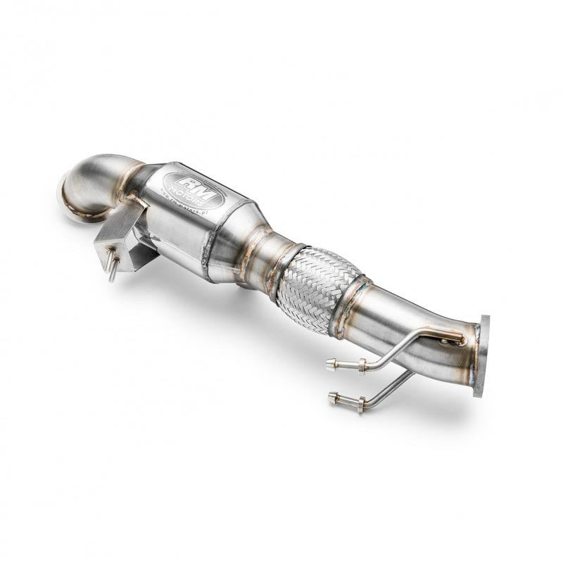 Downpipe sportivo Ford Focus ST Mk3 2.0T in acciaio inox 76mm