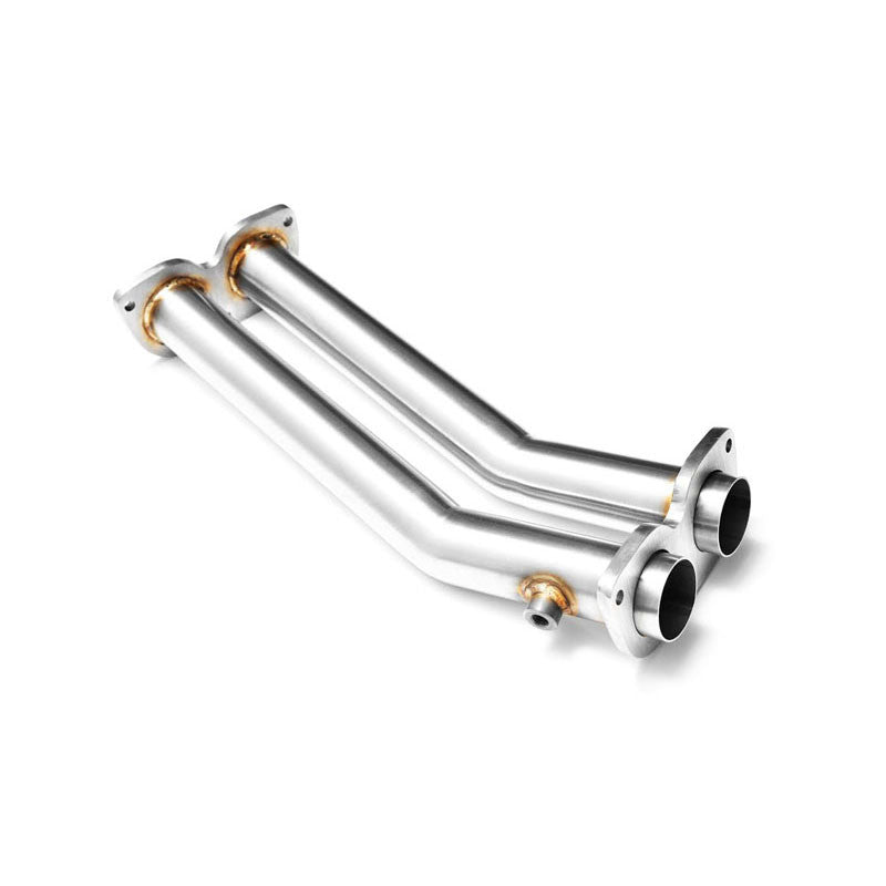 Downpipe sportivo BMW Serie 5 E60, E61 535d M57N in acciaio inox 2x50mm