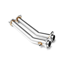 Load image into Gallery viewer, Downpipe sportivo BMW Serie 5 E60, E61 535d M57N in acciaio inox 2x50mm