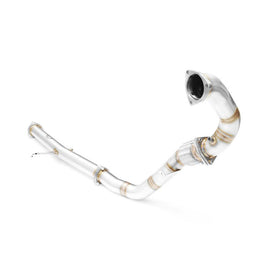 Downpipe sportivo Audi A4 B7 2.7, 3.0 TDI (catalizzatore + DPF) in acciaio inox 63,5mm