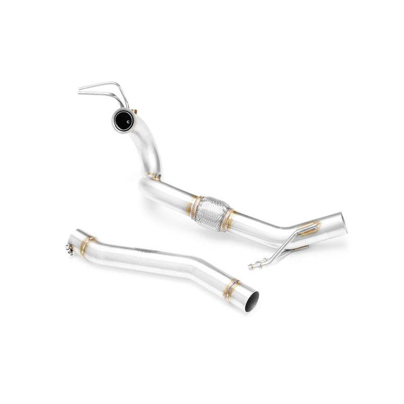 Downpipe sportivo Seat LEON 2.0 TDI 2006-2012 FWD in acciaio inox 63,5mm