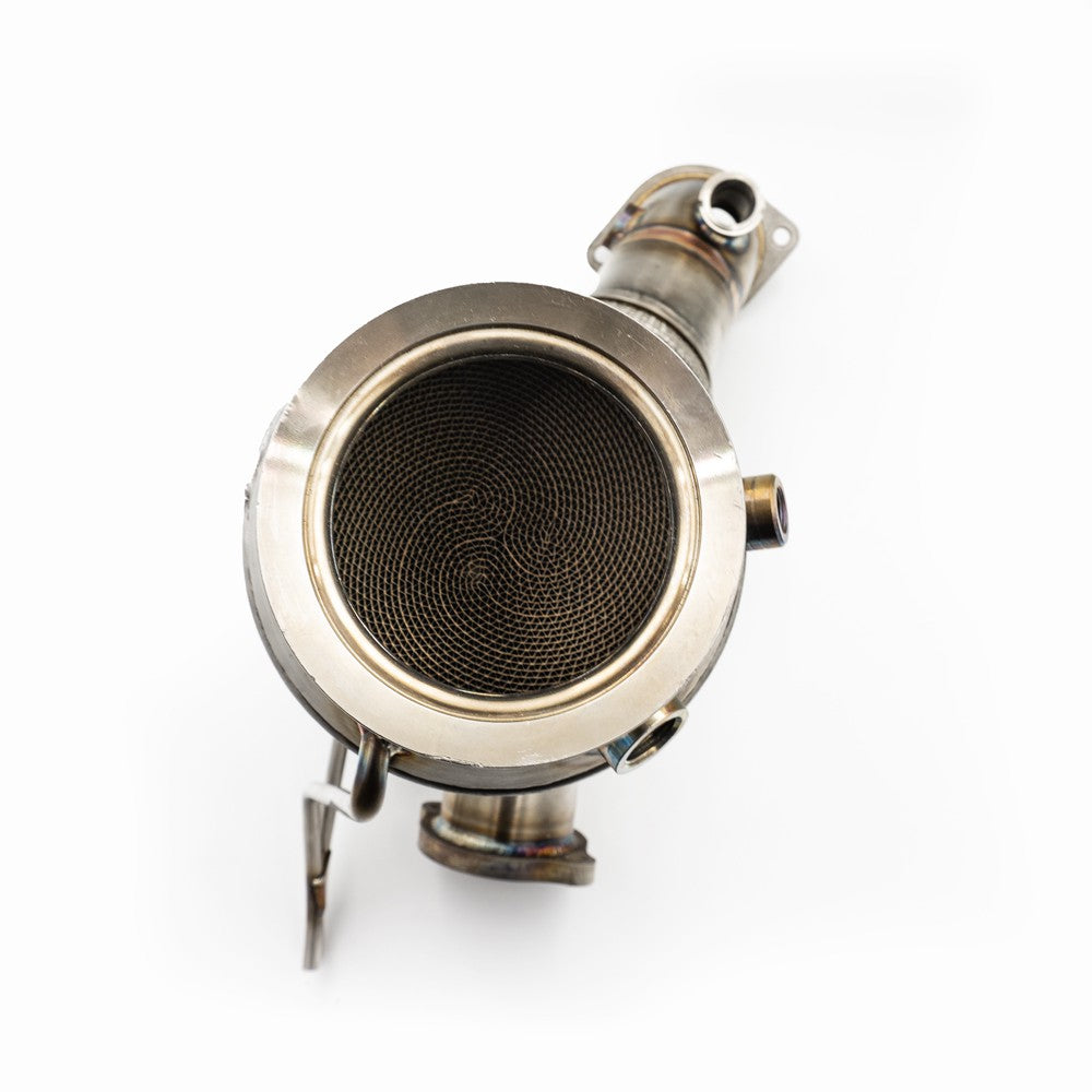 Downpipe sportivo BMW Serie 5 G30 540d B57 in acciaio inox 80mm