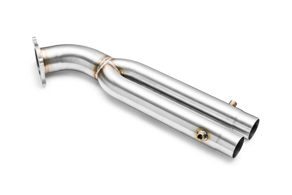 Downpipe sportivo Audi A7 C7 3.0 TDI in acciaio inox 76mm
