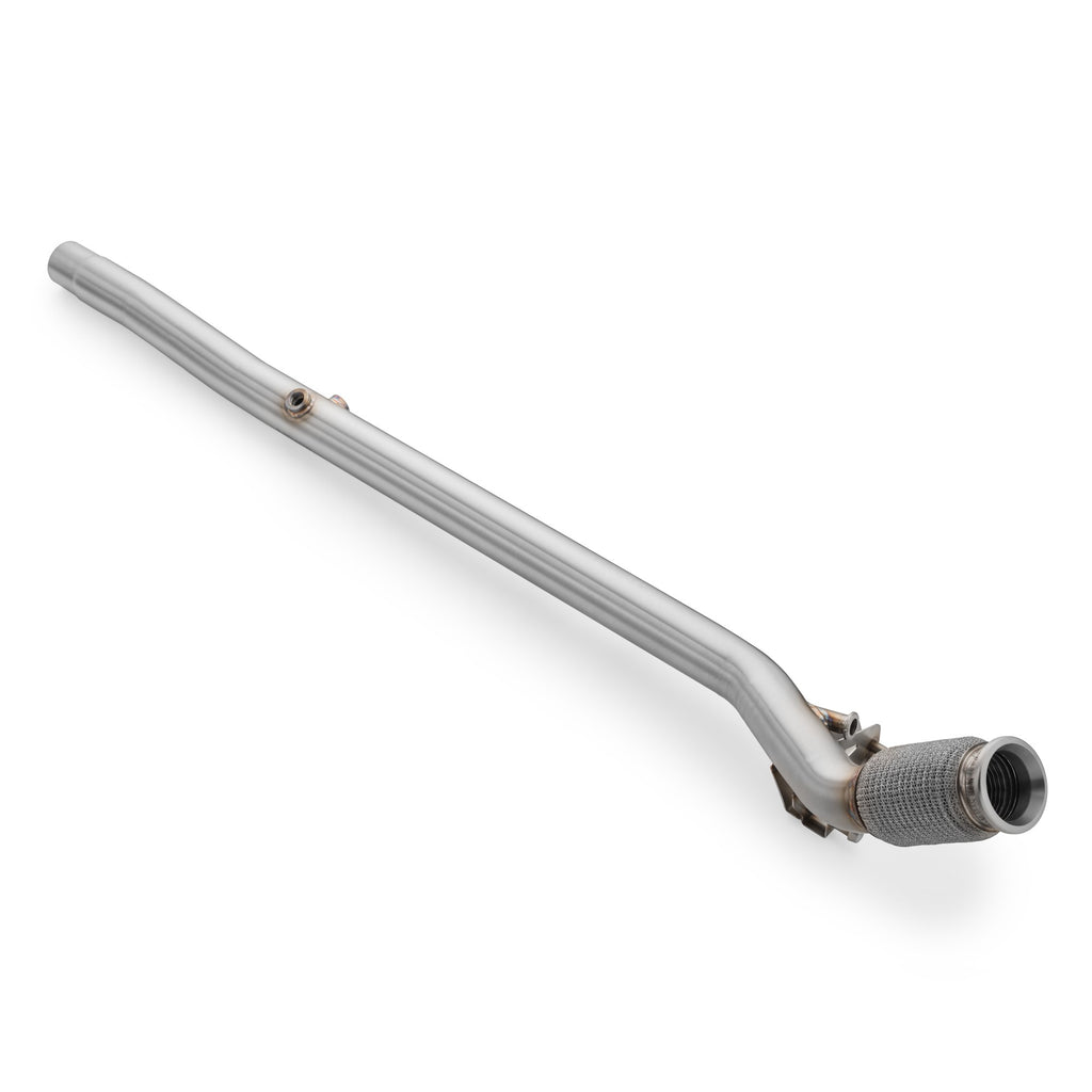 Kit downpipe sportivo Volkswagen Golf VIII 2.0 TDI GTD in acciaio inox 63,5mm