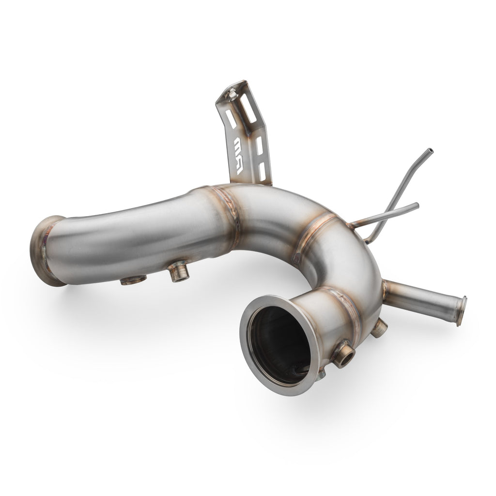 Downpipe con GPF delete Volkswagen Golf R in acciaio inox 76mm