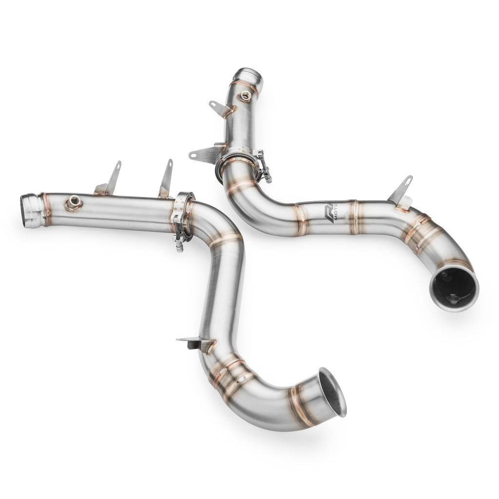 Downpipe sportivo Mercedes-Benz AMG GLC 63, 63S in acciaio inox 76mm