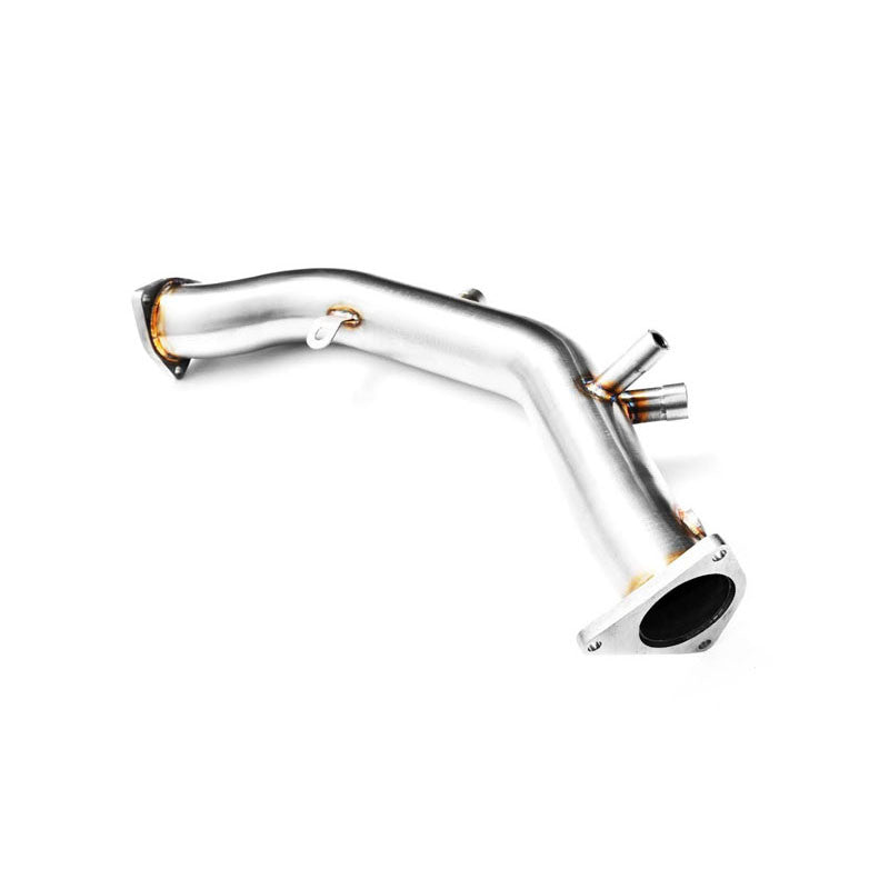 Downpipe sportivo Audi A6 C6 2.0 TDI in acciaio inox 63,5mm
