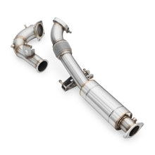 Carica l'immagine nel visualizzatore di Gallery, Downpipe sportivo Hyundai i30N in acciaio inox 76mm