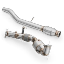 Load image into Gallery viewer, Downpipe sportivo Skoda Superb 2.0 TSI OPF/GPF in acciaio inox 76mm