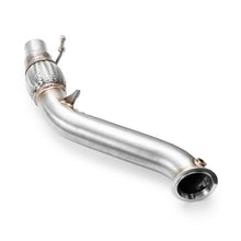 Carica l'immagine nel visualizzatore di Gallery, Downpipe sportivo BMW Serie 1 F20, F21 114i, 116i, 118i N13 in acciaio inox 76mm