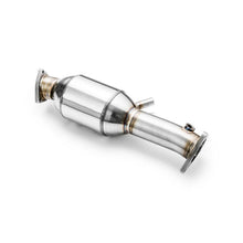 Carica l'immagine nel visualizzatore di Gallery, Downpipe con catalizzatore sportivo Audi A6 C6 Avant 2.0 TDI in acciaio inox 63,5mm
