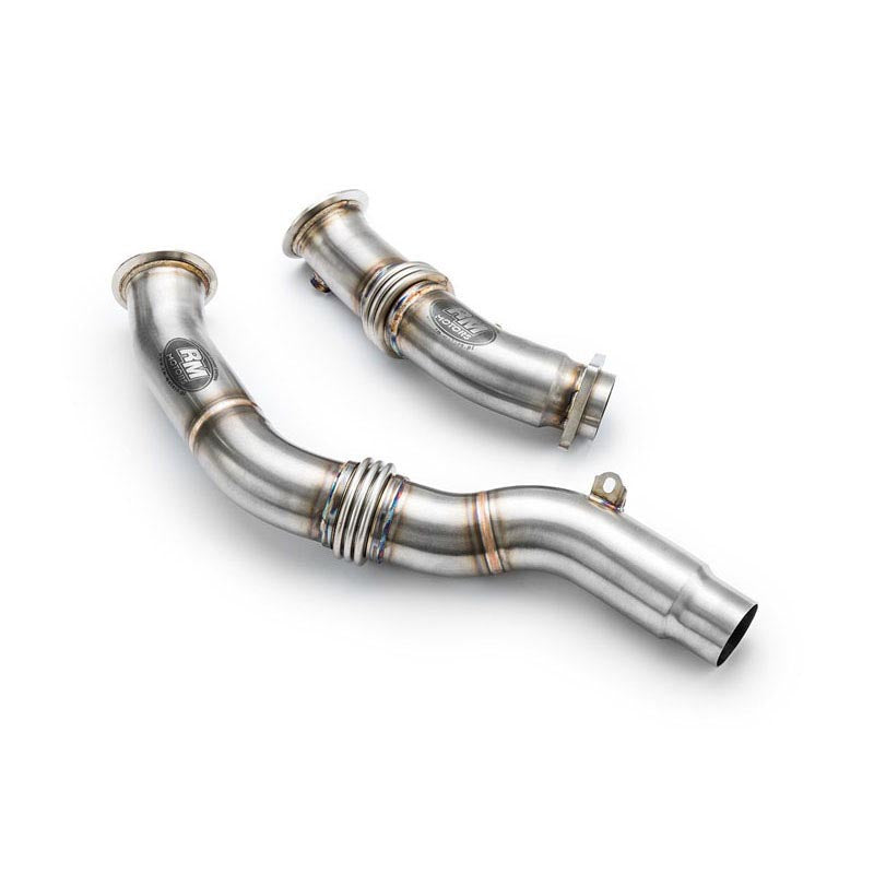 Downpipe sportivo BMW F82, F83 M4 S55 US version in acciaio inox 76mm
