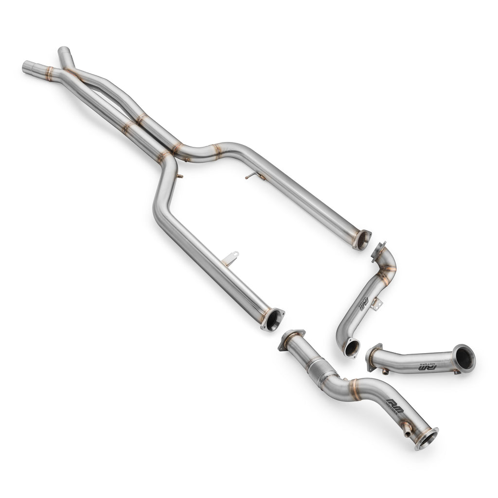 Kit downpipe sportivo BMW midpipe M3 (G80/G81), M4 (G82 / G83) 3.0 S58 in acciaio inox