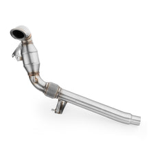 Carica l'immagine nel visualizzatore di Gallery, Downpipe sportivo Audi A3 8V 1.8 TFSI in acciaio inox 76mm